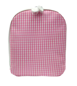 GINGHAM PINK BRING IT INSULATED BAG