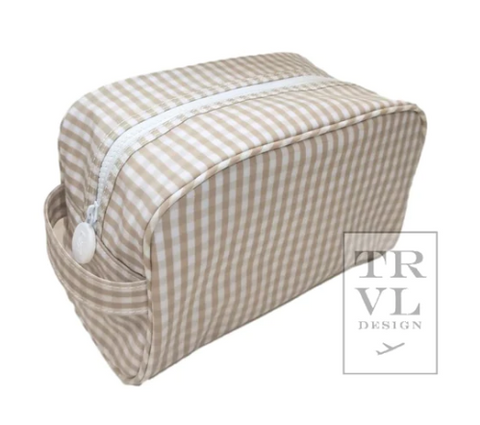 GINGHAM KHAKI STOWAWAY