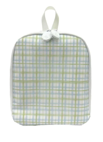 CLASSIC PLAID GREEN/BLUE BRING IT INSULATED BAG