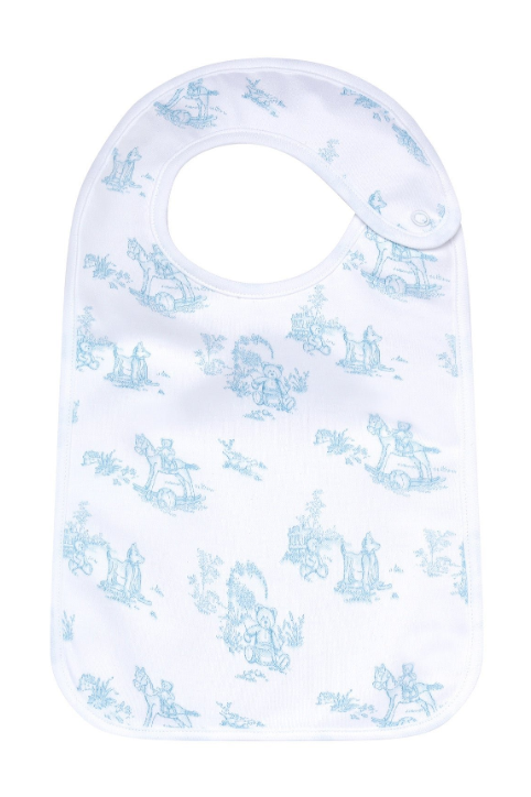 BLUE TOILE FEEDING BIB