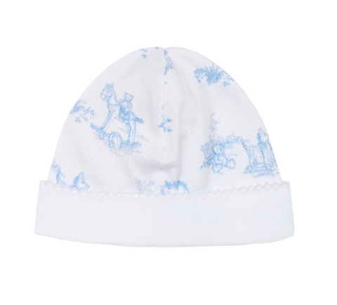 BLUE TOILE BABY HAT