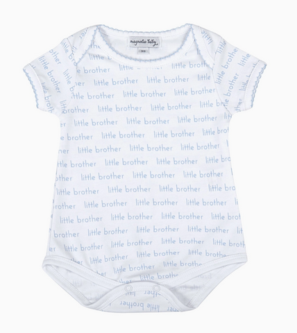 LITTLE BROTHER PRINT SHORT SLEEVE BODYSUIT