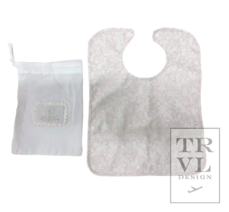 WOODLAND PINK CLEAN UP BIB