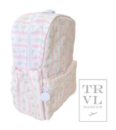 PINK RIBBON FLORAL MINI BACKPACK