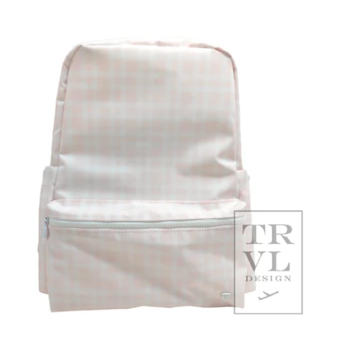 PIMLICO PLAID PINK BACKPACK