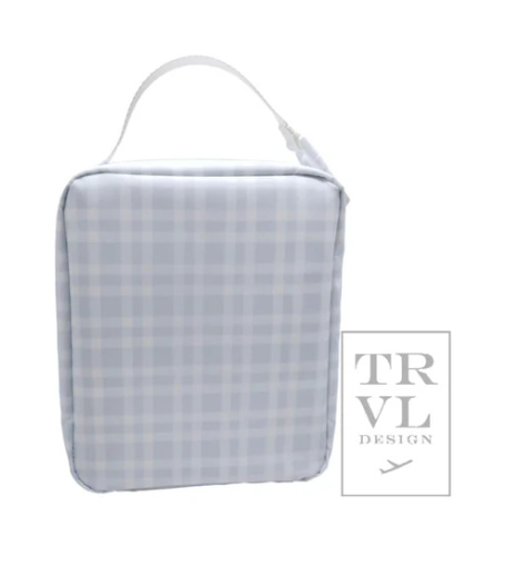 PIMLICO BLUE PLAID BRING IT INSULATED BAG