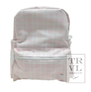 PINK PIMLICO PLAID MINI BACKPACK