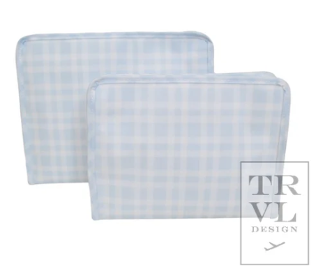 BLUE PIMLICO PLAID ROADIE - LARGE