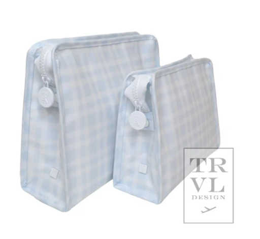 BLUE PIMLICO PLAID ROADIE - LARGE