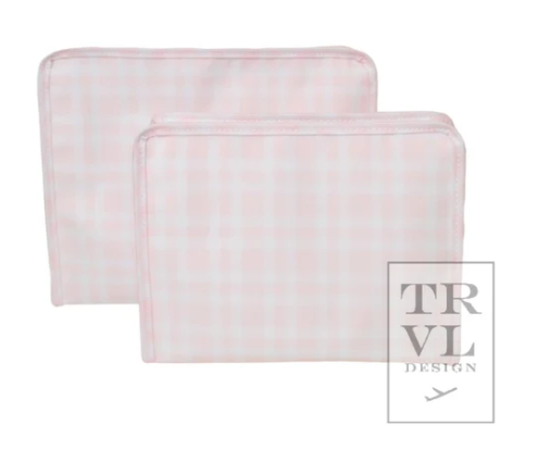 PINK PIMLICO PLAID ROADIE - LARGE