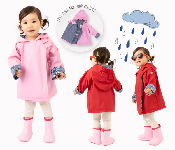 UNISEX RAINCOAT - LOLLIPOP RED