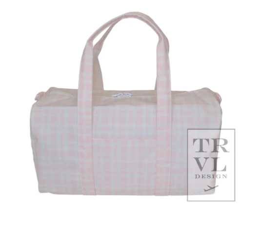 PINK PIMLICO PLAID WEEKENDER