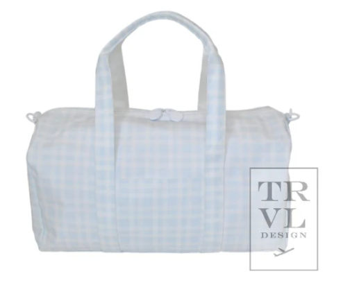 BLUE PIMLICO PLAID WEEKENDER