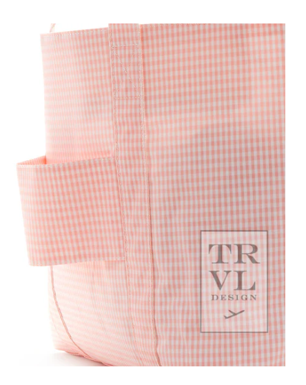 GINGHAM TAFFY X-LARGE TOTE