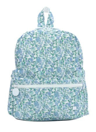 black and white floral mini backpack Mini BackPacker Backpack by TRVL Hamptons Floral