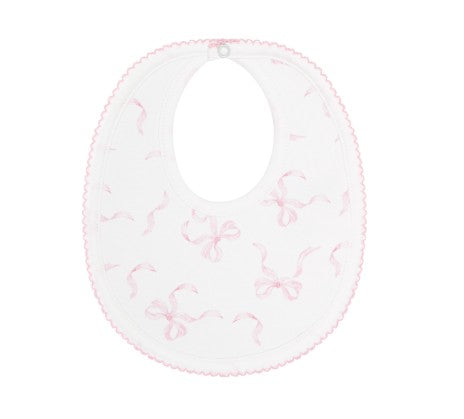 CHARMING BOWS BABY BIB