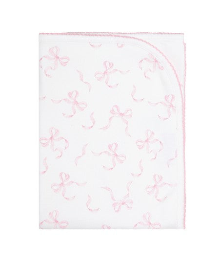 CHARMING BOWS PRINT BLANKET