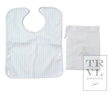 PIMLICO STRIPE BLUE CLEAN UP BIB