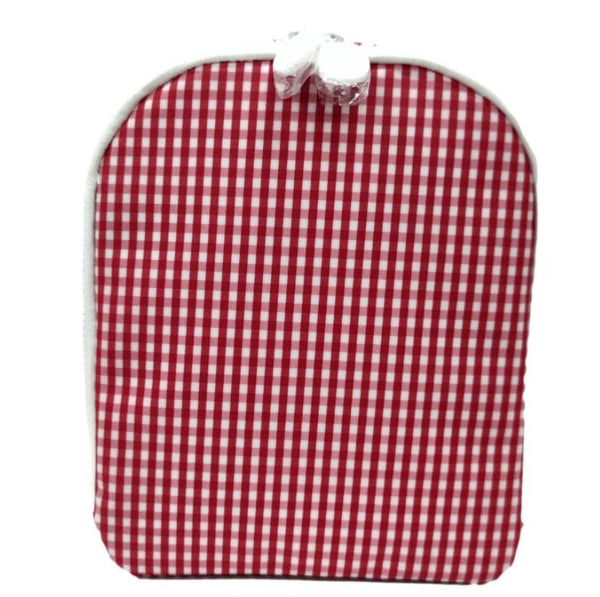 RED GINGHAM BRING IT INSULATED BAG
