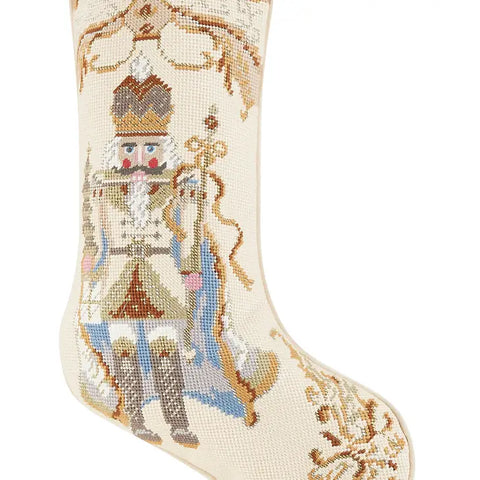 Christmas Soldier Needlepoint Embroidered Stocking – Southern