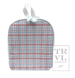 CLASSIC PLAID RED/BLUE BRING IT INSULATED BAG