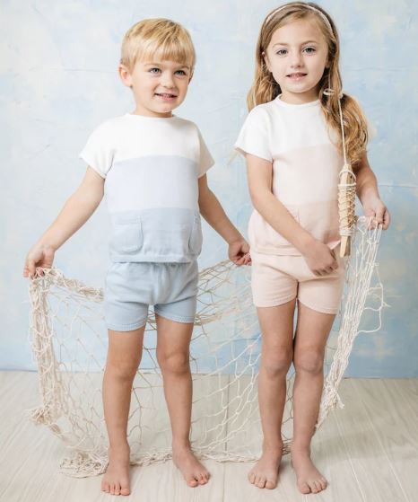 OMBRE KNIT SET - POWDER BLUE - NEW! - PREORDER