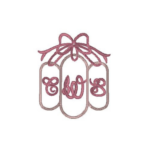 Initial Monogram with Design