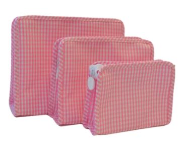 GINGHAM PINK ROADIE - LARGE