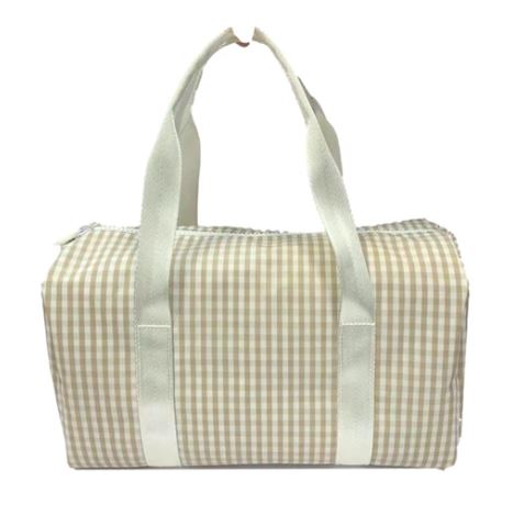 MINI PACKER - GINGHAM KHAKI