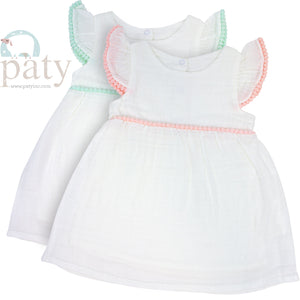 POM DRESS - PINK (3T)