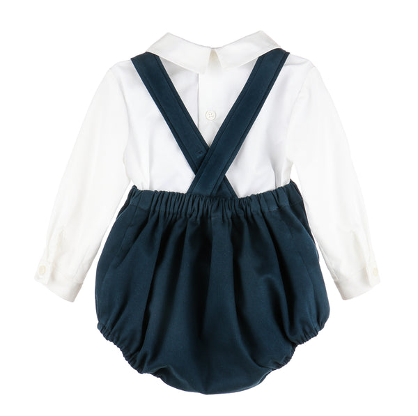 THE CLASSIC'S VINTAGE BOY OVERALL, NAVY - SL3334 (12M & 3T)