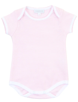 PINK MINI STRIPES ESSENTIALS BODYSUIT