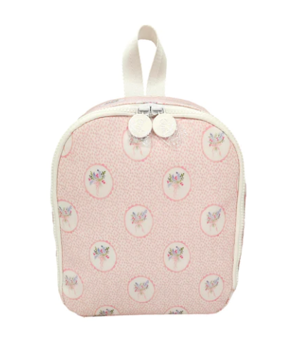 PINK FLORAL MEDALLION BRING IT INSULATED BAG