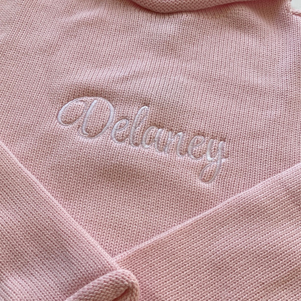 JERSEY ROLLNECK SWEATER - PINK