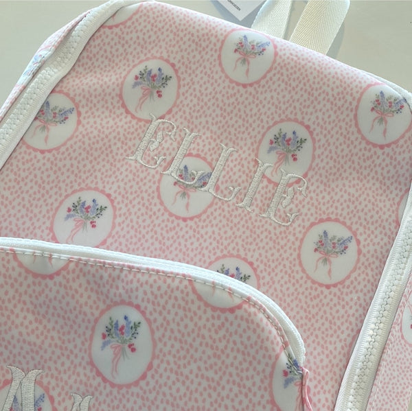PINK FLORAL MEDALLION BRING IT INSULATED BAG