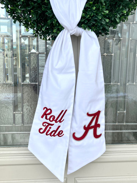 GAME DAY WREATH SASH (CUSTOM AVAILABLE)