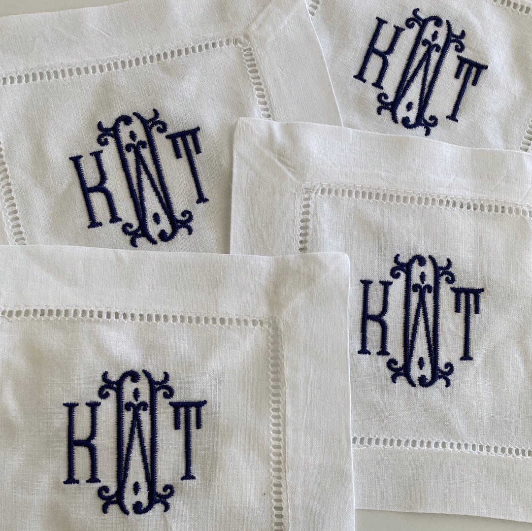 Southern Sorelle Embroidery Boutique Cocktail Napkins - Thumbnail 2