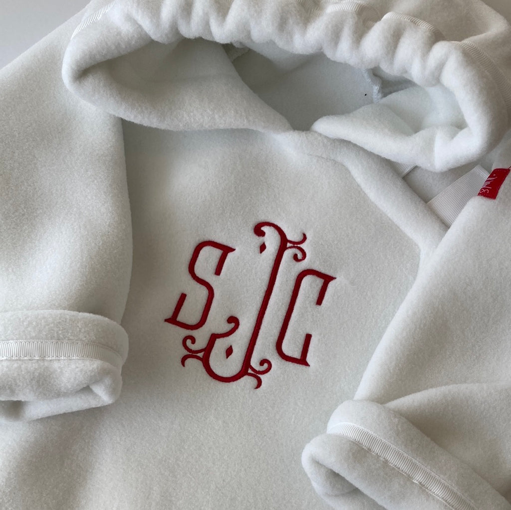 Widgeon Polartec Fleece Wrap Jacket – Cotton Honey Monograms