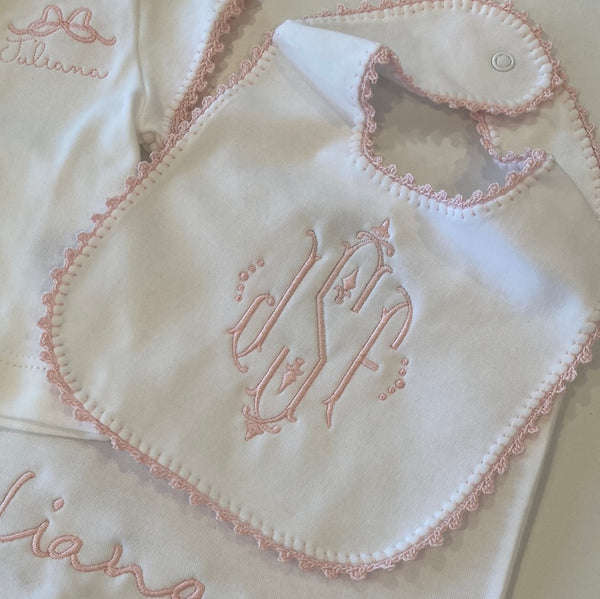 JERSEY BIBS - PINK