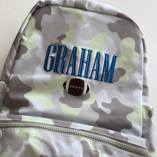 CAMO BLUE MULTI BACKPACK