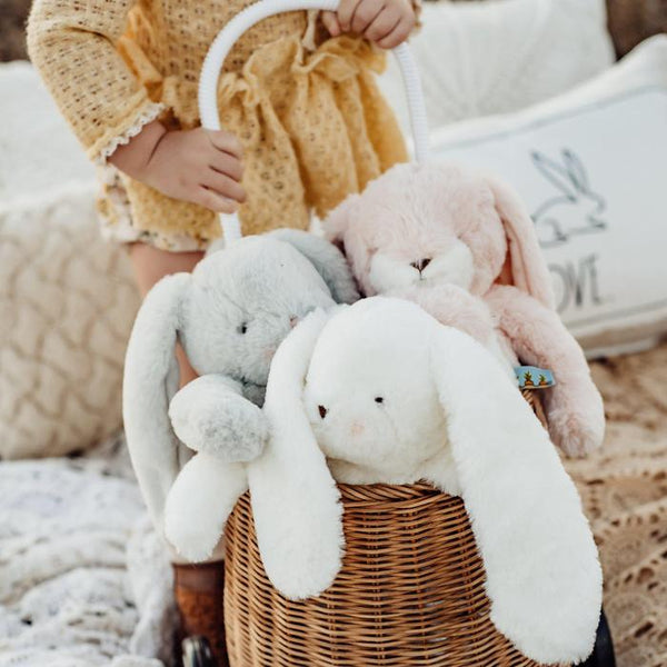 LITTLE NIBBLE 12" BUNNY - CREAM